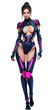 © PNG&Background Image - Sexy cyborg girl, mecha, tech suit, futuristic concept, isolated, transparent background, no background. PNG. Generative AI.