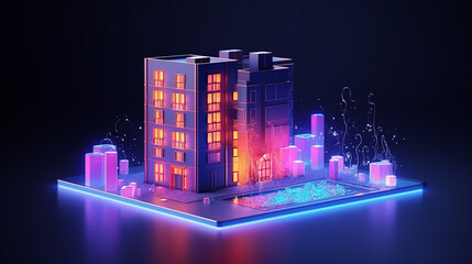 Wall Mural - web ui ux design web development concept web building