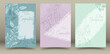 © Pavel - A set of backgrounds with abstract plants. A minimalist layout for covers, paintings, interior prints, posters and creative design