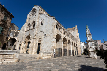 Wall Mural - BITONTO, ITALY, JULY 9, 2022 - View of the Concathedral of Maria Assunta in Bitonto,  Puglia, Italy