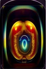 Wall Mural - A Picture Of The Inside Of A Cell Phone