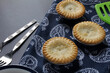 Mini meat pies, hot from the oven