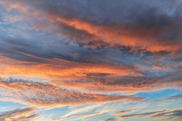 Wall Mural - beautiful cloudy sky. cloudy sky as abstract background