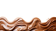 Melted Chocolate Isolated On Transparent Background,generative Ai