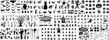 Collection Of Halloween Silhouettes