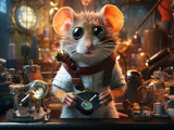 Fototapeta  - Laboratory Mouse