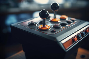 Wall Mural - Arcade game joystick