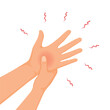 © Tenstudio - hand nerves problem with numbness and tingling in the palm