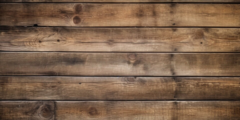 Wall Mural - Wood planks texture background, old dark brown wooden barn wall