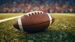 © GnrlyXYZ - Closeup of an American football on a field