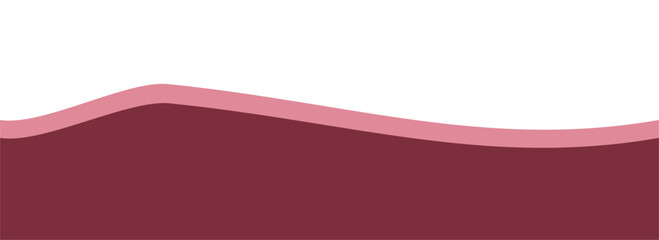 Wall Mural - abstract red banner for footer and header 