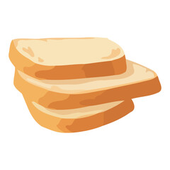 Poster - Organic gourmet fresh bread icon