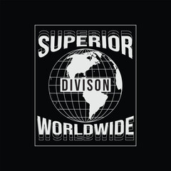 Wall Mural - Superior worldwide t-shirt and apparel design