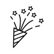 © pambudi - confetti popper icon for graphic and web design