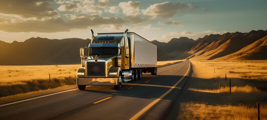 a truck on the road