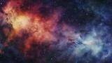 Fototapeta Kosmos - Colorful Gradient Abstract Galaxy Background Texture. Generative AI illustration.