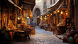 Traditional Syrian bazaar in Damascus