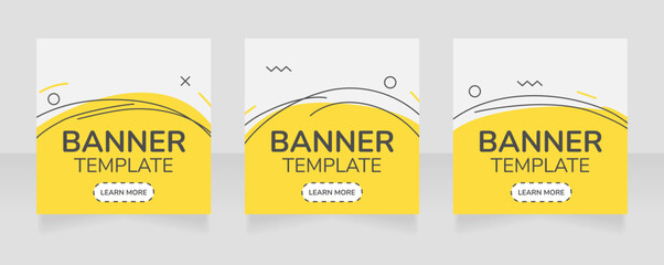 Wall Mural - retail campaign square web banner design template. vector flyer with text space. advertising placard