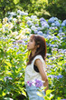 © peach100 - 紫陽花と女性
