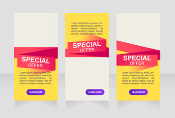 Wall Mural - whole sale and special offer web banner design template. vector flyer with text space. advertising p