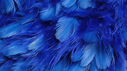 Wall Mural - dark blue tinsel, Bright color. Generative Ai