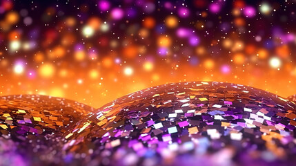 Wall Mural - glittering effect for luxury christmas shining background. generative ai