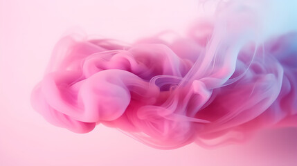 Wall Mural - Holographic pastel gradient. Light soft pink purple very peri teal colors transitions. Generative Ai