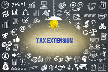 Wall Mural - Tax extension!	