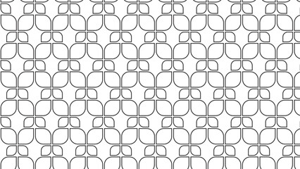 Abstract vector seamless pattern and swatches oriental line texture on white background wallpaper geometric diagonal fabric waves set of design elements