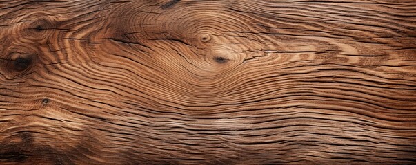 Wall Mural - Oak wooden textured detailed background, panorama. Generative Ai.