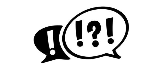 Swearing, dialogue, speaking people icon. Talk or chat icon or pictogram. talking, speech bubble symbol. Cloud, sms message or online social network, internet network icon. Faq, question mark idea.