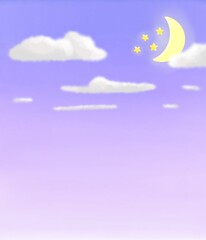 moon and clouds