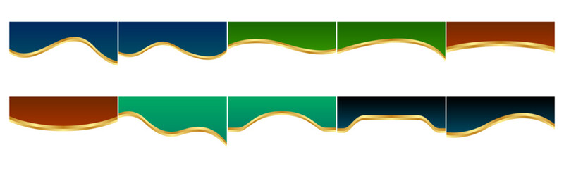 gold banner header