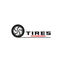 Wall Mural - Tire Logo Images  Template, vector illustration