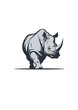 rhino illustration vector