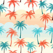 © MDQDigital - Seamless Colorful Hawaii Palms Pattern. Seamless pattern of Hawaii Palms in colorful style. Add color to your digital project with our pattern!
