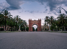The Arc De Triomf Is A Triumphal Arch In The City Of Barcelona In Catalonia, Spain