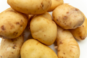 Sticker - potatoes on a white background