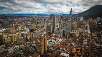 Sticker - aerial bogota skyline colombia 