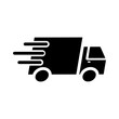 Truck icon delivery.