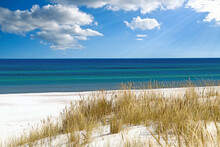 Panoramic View Of A Dune Beach On The Baltic Sea