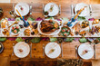 © Anna Reynal/Stocksy - Thanksgiving holiday table