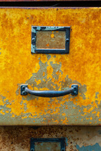 Rusty, Colorful Filing Cabinet