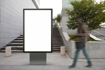 Wall Mural - Blank street billboard poster