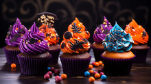 Trick Or Treat Halloween Cupcakes