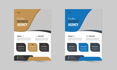 Modern Corporate Business Flyer Design Template