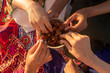 © Imman Khalil/Stocksy - Friends Breaking Fast Together with Dates