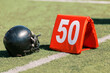 © Alexey Kuzma/Stocksy - 50 Yard Line on American Football Field