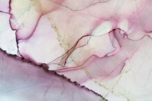 A Detail From An Alcohol Ink Painting.