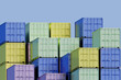 © Sky-Blue Creative/Stocksy - Illustration of Stacked cargo containers